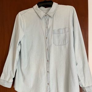 J Jill chambray shirt. L petite